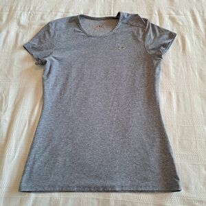 Under Armour women's size small blue shirt, heat gear